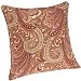 Brentwood Indoor/Outdoor Pillow 17 by 17-Inch Welt Cord, Merona Cinnabar
