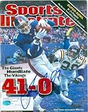 Amani Toomer autographed Sports Illustrated Magazine (New York Giants)