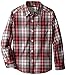 The Children's Place Boys' Long Sleeve Plaid Button-Down Shirt