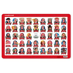 Crocodile Creek Great American Presidents Placemat