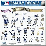 MLB San Diego Padres Large Family Decal Set