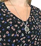Essential Oil Diffuser Necklace Locket for Aromatherapy, Stainless Steel (Hypo-Allergenic) + 10 Mesh Pads | Tree of Life