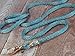 Hamilton Extra Heavy Poly Rope Lead with Bolt Snap, Blue Confetti Weave, 5/8" Thick x 10' Long