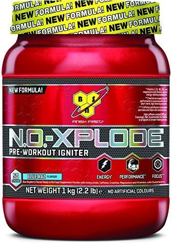 BSN N.O.-XPLODE 3.0 Blue Raspberry 1000G by Glanbia Performance Nutrition