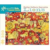 Kathy DeZarn Beynette - Lions: 300 Piece Puzzle (Pomegranate Kids Jigsaw Puzzle)