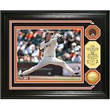 Highland Mint San Francisco Giants Tim Lincecum Photo Mint w/ 24KT Gold and Infield Dirt Coins