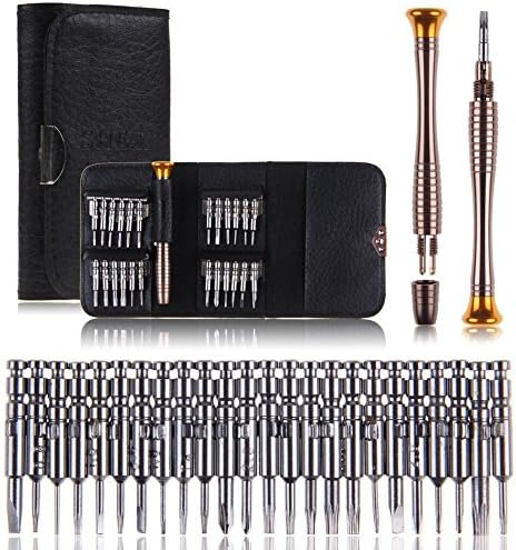 25 in 1 Precision Torx Screwdriver Repair Tool Set For iPhone Cellphone PC, Holster Size(L X W): 20 X 10.5cm /7.87 x 4.13in(approx)