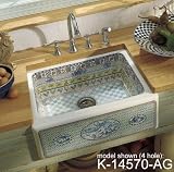 KOHLER K-14573-AG-0 Gathering Design on Alcott Undercounter Kitchen Sink, White