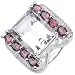 7.90 Carat Genuine Amethyst & Rhodolite Garnet title=
