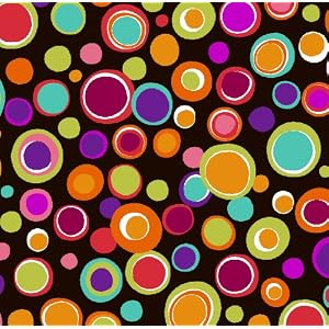Crafty-Cuts-2-Yards-Cotton-Fabric-Circles-In-Dots