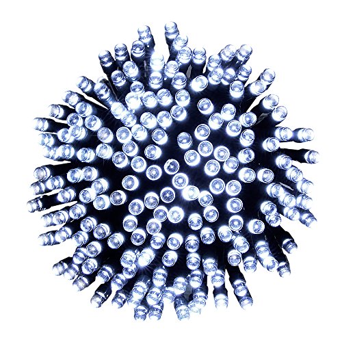 ANNT Solar Christmas Lights 72ft 22m 200 LED Solar Fairy String Lights for Outdoor, Gardens, Homes, Wedding, Christmas Party, Waterproof