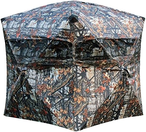 Kill Shot Camouflage Pop-Up Hunting Blind 180 Degree View 2-Person