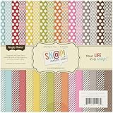 "Sn@p! Color Vibe Collection Paper Pad 6""X6"" 36 Sheets-"