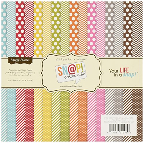 "sn@p! color vibe collection paper pad 6"&quo…