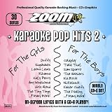 Music : Zoom Karaoke Pop Hits 2 - Double CD+G Album - 30 Songs