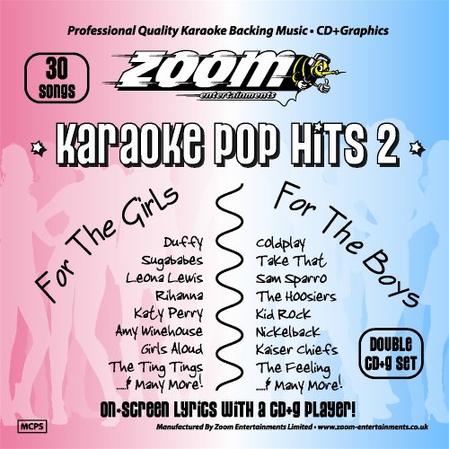 Childrens Toyshop  Search : Zoom Karaoke Pop Hits 2 - Double CD+G Album - 30 Songs