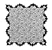 Heritage Lace Bats 58-Inch by 58-Inch Table Topper, Black