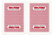 1 Deck Hooters Casino Playing Cards Used In Real Casino - Free Bounty Button Kit