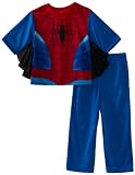 AME Sleepwear Boys 2-7 The New Spiderman Uniform Sleepset