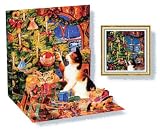 Christmas Greeting Card Mischief Cat Pop-Up