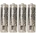 Moonrays 97125 Rechargeable NiCd AA Batteries for Solar Powered Units, AA, 4 Pack