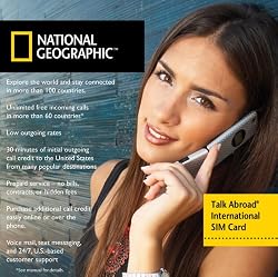 National Geographic Talk Abroad SIM - 1070 International SIM Card