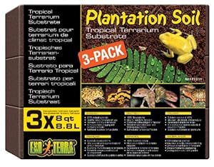 Exo Terra Plantation Soil, 8 Quarts, 3-Pack