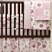 Sumersault Gillian 4-Piece Crib Set - Rose and Pink