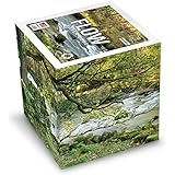 NEW! Flow Note Cube NO POEM & NOT STICKY, Made in USA (paper US or Canada) 100% Recycled 3.5" 700 Tear-Off Pages