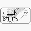 M-D Building Products 06015 L-Shaped Door Bottom with Drip Cap
