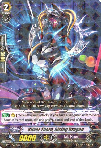 Cardfight!! Vanguard TCG - Silver Thorn Rising Dragon (BT12/042EN) - Binding Force of the Black Rings