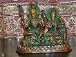 7" Shiva Shiv Parivar Parvati Ganesh Mahadeva Hindu Gods Brass Statue Spiritual Art
