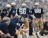 Rudy Ruettiger Notre Dame Fighting Irish - Sideline - Autographed 8x10 Photograph