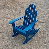 Prairie Leisure Junior Adirondack Rocking Chair Color - Berry Blue