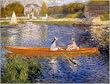 Artist Pierre Auguste Renoir Poster Print of Painting The Seine at Asnieres