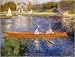 Artist Pierre Auguste Renoir Poster Print of Painting The Seine at Asnieres