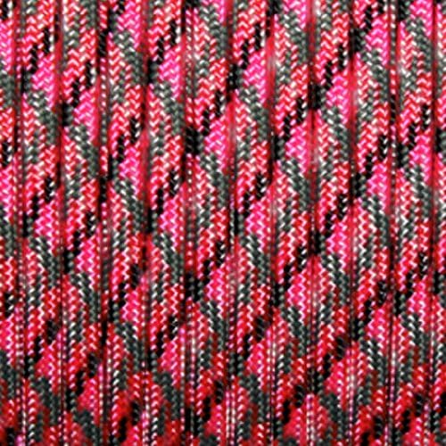 Military 550 Paracord from Our School Spirit - Made in the USA (Pink Camo)