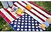 Extra Large American National Flag Outdoor Blanket Foldable Mat Tote for Picnic, Beach, Traveling, Camping, Hiking, 51“×63”(130cm×160cm)
