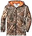 Carhartt Big Boys' Camo Logo Fleece Zip Sweatshirt