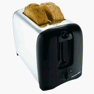 Proctor Silex 2-Slice Toaster - Black/ Chrome (22608)