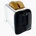 Kitchen & Housewares : Proctor Silex 2-Slice Toaster - Black/ Chrome (22608)