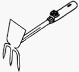 Melnor/Gardena 33524-5 Combisystem Straight Blade Hand Hoe