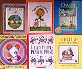 Kevin Henkes Pack Set of 6 Books/Chester's Way/Chrysanthemum/Owen/Wemberly Worried/Lilly's Purple Plastic Purse/Julius Baby of the World