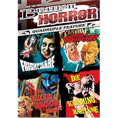 British Horror Quadruple Feature (Frightmare   House of Whipcord   The Flesh & Blood Show   Die... by 