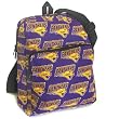UNI Logo University of Northern Iowa Logo Backpack Bag SMALLER than Huge Cumbersome Full-Size Packs- WATERPROOF LINING