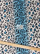 turquoise leopard print top