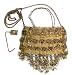 Kenny Ma Bronze Red Carpet Designer Clutch Handbag with Topaz Swarovski Crystals