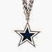 Sporting Goods : Dallas Cowboys Chain Necklace with NFL Team Logo Pendant