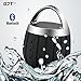GJT®LP-03 Waterproof Wireless Bluetooth Shower Speakers IPX6 Water Resistant,Bathroom,Pool,Boat,Car,Outdoor Speakers,Rechargable Battery Support TF card and Aux-in Function(BLACK)