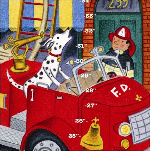 eeBoo Firemen Growth Chart